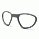 ESS ICE 2pt4 Eyeshield/Profile NVG Goggle, High Impact Nylon Black Frame, RX Lens Inserts 0311