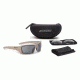 ESS Rollbar Tactical Sunglasses Kit,Terrain Tan Frame,Clear and Smoke Lenses,Pouch,Strap EE9018-07