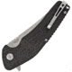 ETE JB Linerlock G10 Folding Knife, 3.75in Satin D2 Tool Steel Blade, Black 3D Machined G10 Handle, Pocket Clip, 6.3Oz, Designed By Jason Brous, ETEK1702