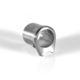 Evolution Gun Works Carry Bevel Barrel Bushing, .703 OD Gunsmith Fit, Straight Bore, .125in, Steel, Stainless, 14220