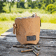 Evolution Outdoor Tactical Brass Bag, Polyester, Rubber Mesh Bottom, Cinch Top, Roll-Up Storage, Coyote