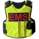 ExecDefense USA EMS Ballistic Vest, III-A, High-Vis Yellow, L, EXV-E22-L