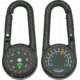 Explorer Carabiner Compass w/ Black Face and thermometer EXP17