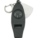 Explorer Emergency Whistle w/ Compass and Thermometer, Carabiner Clip EXP24