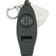 Explorer Emergency Whistle w/ Compass and Thermometer, Carabiner Clip EXP24