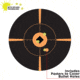EZ-Aim Adhesive Paper Splash Shooting Targets, Crosshair Bullseye, 12-Pack, Black/Orange, 12 in x 12 in, 15376