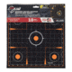 EZ-Aim Allen Reactive Sight Grid Paper Shooting Target, 12x12in, 10-Pack, Black/Orange, 15314-10
