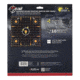EZ-Aim Allen Reactive Sight Grid Paper Shooting Target, 12x12in, 10-Pack, Black/Orange, 15314-10