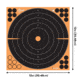 EZ-Aim Allen Splash Reactive Adhesive Paper Bullseye Shooting Targets, 12x12in, 10-Pack, Black/Orange, 15317-10
