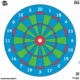 EZ-Aim Fun Plinking the Day Away Paper Shooting Targets, 12inW x 12inH, 12-Pack, Multi, 15638