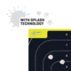 EZ-Aim Non-Adhesive Paper Splash Shooting Targets, IPSC Silhouette, 8-Pack, Black/Chartreuse, 12 in x 18 in, 15372