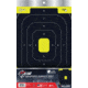 EZ-Aim Non-Adhesive Paper Splash Shooting Targets, IPSC Silhouette, 8-Pack, Black/Chartreuse, 12 in x 18 in, 15372