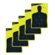 EZ-Aim Non-Adhesive Splash Silhouette Target, Green, 12X18, 15330