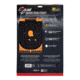 EZ-Aim Splash Reactive Adhesive Paper Shooting Targets, Handgun Trainer, 12.5inW x 18.25inH, 5-Targets Per Pack, Black/Orange, 15501
