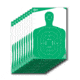 EZ-Aim Splash Silhouette Target, White/Green, 12X18, 15204