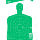 EZ-Aim Splash Silhouette Target, White/Green, 12X18, 15204