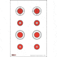 EZ2C Targets Style 19 Targets,11x17in,Red and Black Ink,Pack of 25 EZ2C019