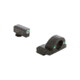 Ameriglo Tritium Ghost Ring Handgun Sight for Glock 42/43/43x/48 Green Rear Green with White Front 46F8A554, GL-4125