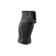 FAB Defense Gradus Flat Beavertail Rubberized Ergonomic AR Pistol Grip, Black, NSN N, FX-GRADUSFBVB