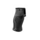 FAB Defense Gradus Flat Beavertail Rubberized Ergonomic AR Pistol Grip, Black, NSN N, FX-GRADUSFBVB