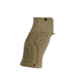 FAB Defense Gradus Flat Beavertail Rubberized Ergonomic AR Pistol Grip, FDE, NSN N, FX-GRADUSFBVT