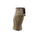 FAB Defense Gradus Flat Beavertail Rubberized Ergonomic AR Pistol Grip, FDE, NSN N, FX-GRADUSFBVT