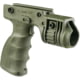 Open Box, Dealer Demo, FAB Defense Grip and 1in Flash Light Adapter w/ Rear Activation Button, OD Green, FX-TGRIPRG