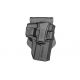 FAB Defense Model M24 Holster for H&amp;K USP, Belt, Right Hand, Black, SC-24BUSPB