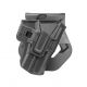 Scorpus Model M24 Holster for H&amp;K USP W/Level 2 Retention, Paddle, Right Hand, Black, SC-24PUSPRB
