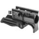 Open Box, Dealer Demo, FAB Defense Tactical Folding Grip w/ Incorporated 1in Flashlight Adapter, Black, FX-FFGS1