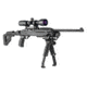 FAB Defense UAS-PRO Ruger 10/22 UAS Precision Stock Conversion Kit w/Handguard and Upper Rails, Black, FX-UASPR1022B