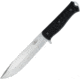 Fallkniven A1x Survival Knife, 6.25 satin finish laminate cobalt steel blade, Black textured thermorun handle, A1X