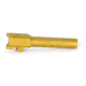 Faxon Firearms Glock Match Series Flame Fluted Barrel, Glock 19, Match, Compact, Gen 2-5, 9mm SAAMI, 416-R Stainless QPQ Nitride, Std. Length, TiN Coated, Black Nitride, GB910N19LGQ-N-TiN