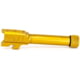 Faxon Firearms Match Series Glock 43/43X Threaded Barrel, 9mm Caliber, 1-10 Twist, 416-R Stainless Steel, TiN PVD, Gold, GB910N43SGQ-T-TIN