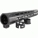 Faxon Firearms Streamline Gen2 Handguard, 10 inch, M-LOK, Aluminum, Black, FFHGMLOK10C1