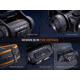 Fenix Lighting HM60R V2.0 Lithium Ion 1600 Lumens Luminus SST40-GEN2 LED, Luminus SST20-GEN2 High-CRI LED, OSRAM 2835 LED Headlamp, Black, HM60RV2BK