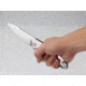 RUIKE P128 Folding Knife, 3.66in, 14C28N Stainless Steel, Clip Point, Plain Blade, Silver, P128-SF