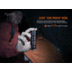 Fenix PD25R Rechargeable EDC Flashlight, USB Type-C, Luminus SST20 LED, White, 800 Lumens, PD25RSTBK