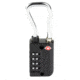 Firearms Safety Devices on Resettable 4-Dial TSA Combination Lock w/Steel Sha, Black, Not a CA-DOJ Approved Firearms Safety Device