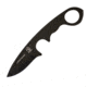 First Edge HR-1 Ryan Hoover Droppoint Serrated Fixed Blade Knife, Elmax Oxide Blade, Black, Droppoint Full Size, 4155