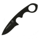 First Edge HR-2 Ryan Hoover Droppoint Fine Edge Fixed Blade Knife, Elmax Oxide Blade, Black, Droppoint Medium Size, 4350