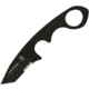 First Edge HR-2 Ryan Hoover Tanto Serrated Fixed Blade Knife, Elmax Oxide Blade, Black, Tanto Medium Size, 4255