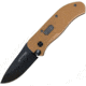 First Edge Tracklock Tactical Hunter Folding Knife, Auto Opening Fine Edge, Elmax Black Oxide Blade, Coarse Black, 1750-BLB