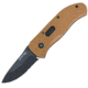 First Edge Tracklock Tactical Hunter Folding Knife, Manual Opening Serrated Edge, Elmax Black Oxide Blade, Coarse Green, 1555-BLG
