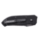 First Edge Tracklock Tactical Hunter Folding Knife, Auto Opening Serrated Edge, Elmax Bead Blast Blade, Coarse Black 1755-BBB