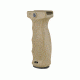 Mission First Tactical MFT React Ergonomic Vertical Grip -Scorched Dark Earth REGSDE