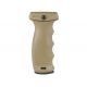 Mission First Tactical MFT React Ergonomic Vertical Grip -Scorched Dark Earth REGSDE