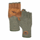Fish Monkey Wooly Wool Half Finger, Green, S/M, HM713-WHHALF-S/M