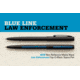 Fisher Space Pen Law Enforcement Space Pen, PR-4 Black Ink, Medium Point, 5.27 in Length, Matte, Black/Blue, M4BLEBL