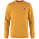 Fjallraven 1960 Logo Badge Sweater - Mens, Mustard Yellow, 2XL, F87163-161-XXL